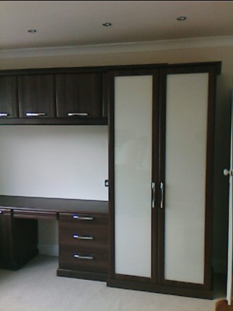 Glazed doors.